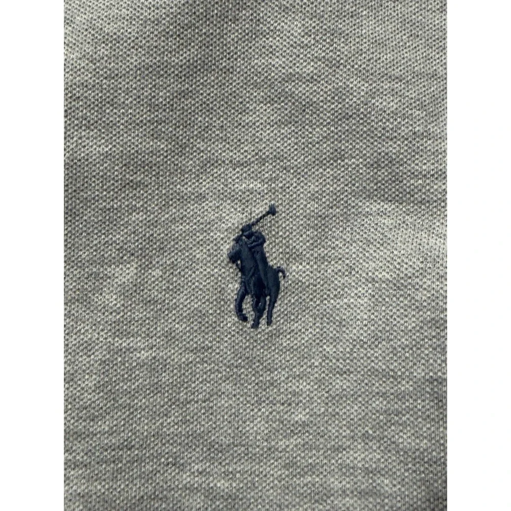 Polo Ralph Lauren Classic Fit Mesh Polo Canterbury Heather Gray Mens XL